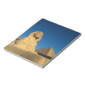 Egypte, Giza, The Sphinx, Old Kingdom, Unesco Notitieblok (Linkerzijde)