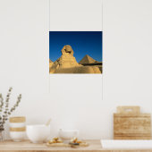 Egypte, Giza, The Sphinx, Old Kingdom, Unesco Poster (Keuken)