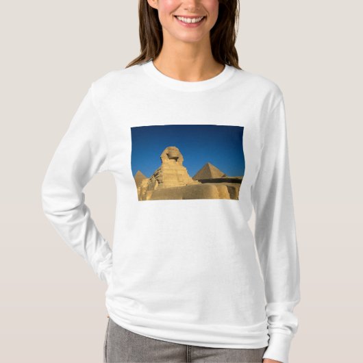 Egypte, Giza, The Sphinx, Old Kingdom, Unesco T-shirt (Voorkant)