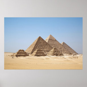 Egypte-Gizah Pyramids Huge Poster