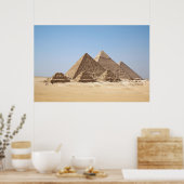 Egypte-Gizah Pyramids Huge Poster (Keuken)