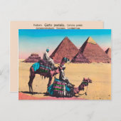  Egypte: Grote piramide bij Giza Briefkaart (Voorkant / Achterkant)