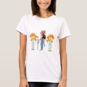 Egypte Hathor godin van liefde Egyptische kunst T-shirt (Voorkant)