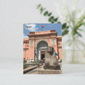 Egypte, het Egyptische oudheidsprimaat in Caïro Briefkaart (Staand voorkant)