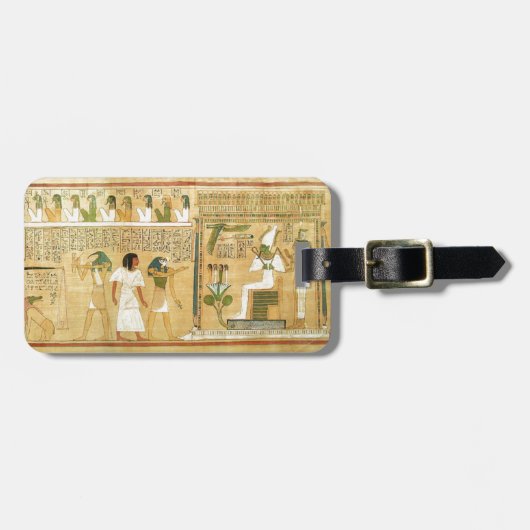 Egypte-hiërogliefen-Bagagelabel Bagagelabel (Voorkant horizontaal)