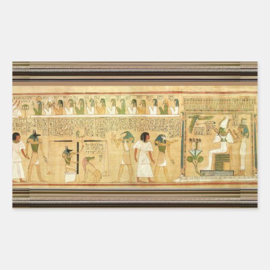 Egypte-hiërogliefen Sticker (Voorkant)
