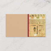 Egypte-hiërogliefen-Visitekaartje Visitekaartje (Voorkant)