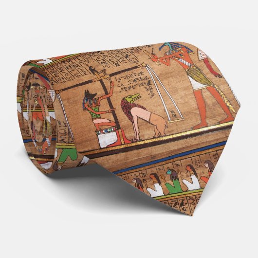  Egypte: Hieroglyphics-Stropdas Stropdas (Opgerold)