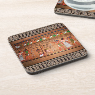Egypte-Hieroglyphs Beverage Coaster Bier Onderzetter