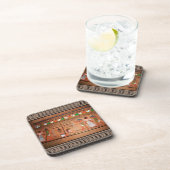 Egypte-Hieroglyphs Beverage Coaster Bier Onderzetter (Rechterzijde)