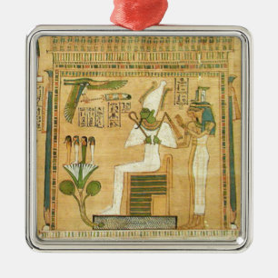 Egypte-Hieroglyphs Metaal Ornament