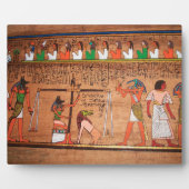 Egypte-Hieroglyphs Plaque Fotoplaat (Voorkant)