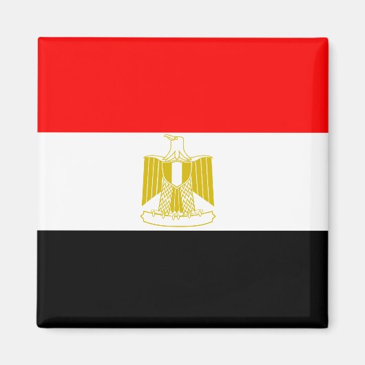 Egypte Hoge kwaliteit Vlag Magneet (Voorkant)