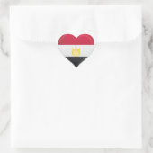 Egypte houdt van vlag trots hart sticker (Tas)