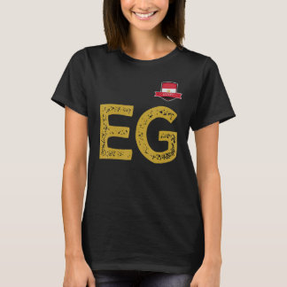 Egypte Human-Flag Group Letter E en G Egypte T-shirt