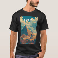 Egypte Illustratie Reis Kunst Vintage