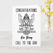 Egypte: Justitie roept de bar in met felicitaties Kaart (Gele Bloem)