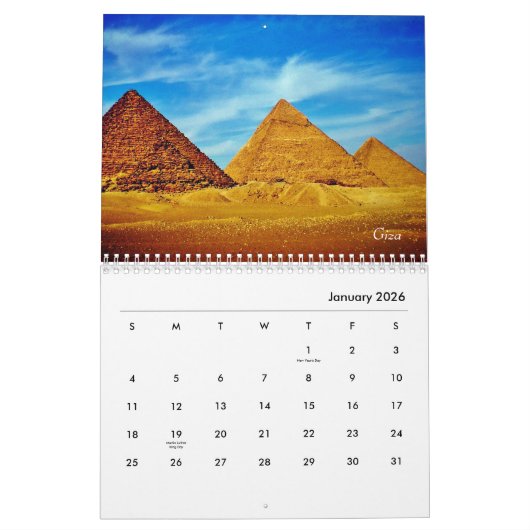Egypte Kalender (Jan 2026)