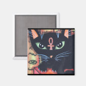 Egypte kat met ankh magneet (Voorkant / Achterkant)