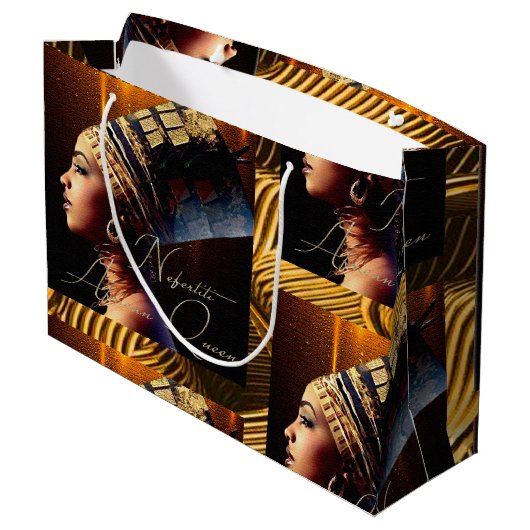 Egypte Koningin Nefertiti Groot Cadeauzakje (Achterkant Gekanteld)