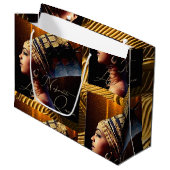 Egypte Koningin Nefertiti Groot Cadeauzakje (Voorkant Gekanteld)