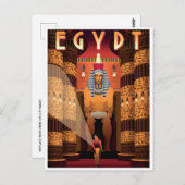 Egypte land oude vakantie retro Briefkaart (Voorkant / Achterkant)