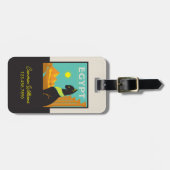 Egypte | Land van Feline Royalty Bagagelabel (Voorkant horizontaal)