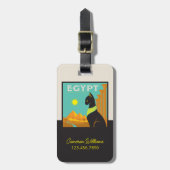 Egypte | Land van Feline Royalty Bagagelabel (Voorkant verticaal)