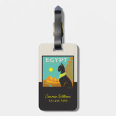 Egypte | Land van Feline Royalty Bagagelabel (Achterkant verticaal)