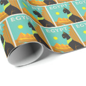 Egypte | Land van Feline Royalty Cadeaupapier (Rol Hoek)