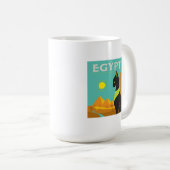 Egypte | Land van Feline Royalty Koffiemok (Voorkant rechts)