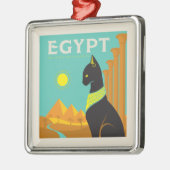 Egypte | Land van Feline Royalty Metalen Ornament (Links)