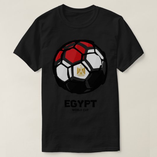 Egypte Landenvlag T-shirt (Design voorkant)