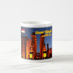 Egypte - luxe tempel ' s nachts - koffiemok