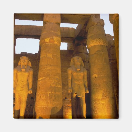 Egypte, Luxor. Karnack-tempel. Magneet (Voorkant)