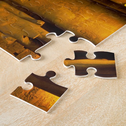 Egypte, Luxor.  Karnack Temple. Legpuzzel (Zijkant)