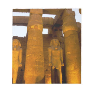 Egypte, Luxor.  Karnack Temple. Notitieblok