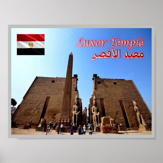Egypte - Luxor Temple - Poster (Voorkant)