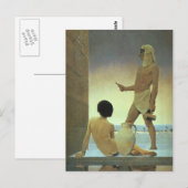 Egypte, Maxfield Parrish) Briefkaart (Voorkant / Achterkant)