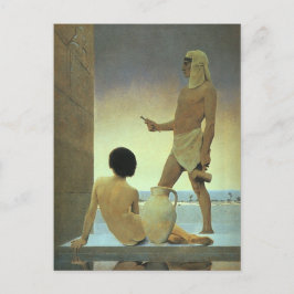 Egypte, Maxfield Parrish) Briefkaart