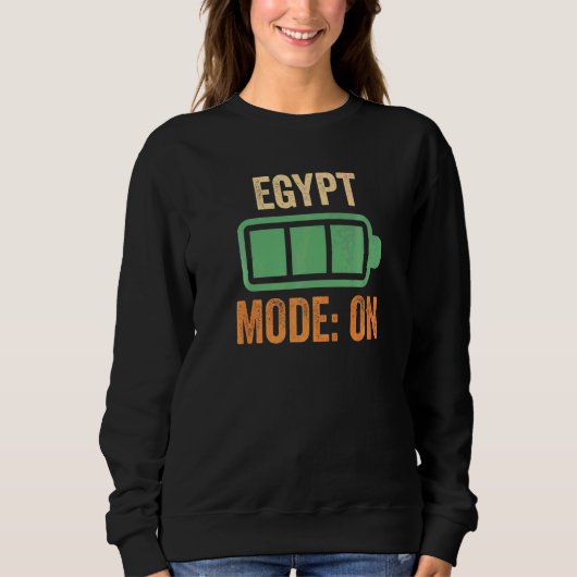 Egypte-modus op batterij trui (Voorkant)