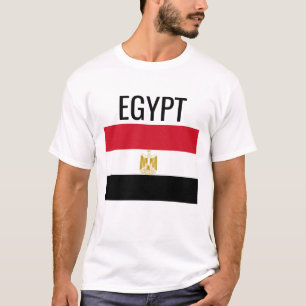 Egypte // Nationale vlag van het wereldland T-shirt