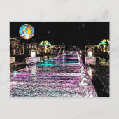 Egypte onder moonlight briefkaart (Voorkant)