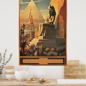  Egypte Ontdek Egypte Poster (Keuken)