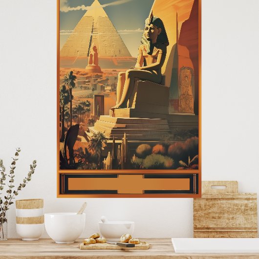  Egypte Ontdek Egypte Poster (Keuken)