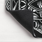  Egypte: Oosterse Oog Mandala Black Muismat (Hoek)
