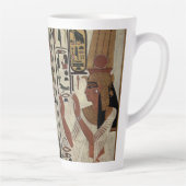 Egypte Oude Farao Tombes Kleurrijke schilderkunst Latte Mok (Rechts)