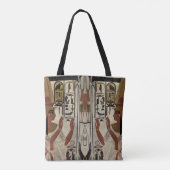 Egypte Oude Farao Tombes Kleurrijke schilderkunst Tote Bag (Achterkant)