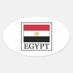 Egypte Ovale Sticker