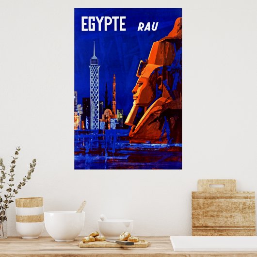 Egypte ~ Pharaoh Ramses Poster (Keuken)